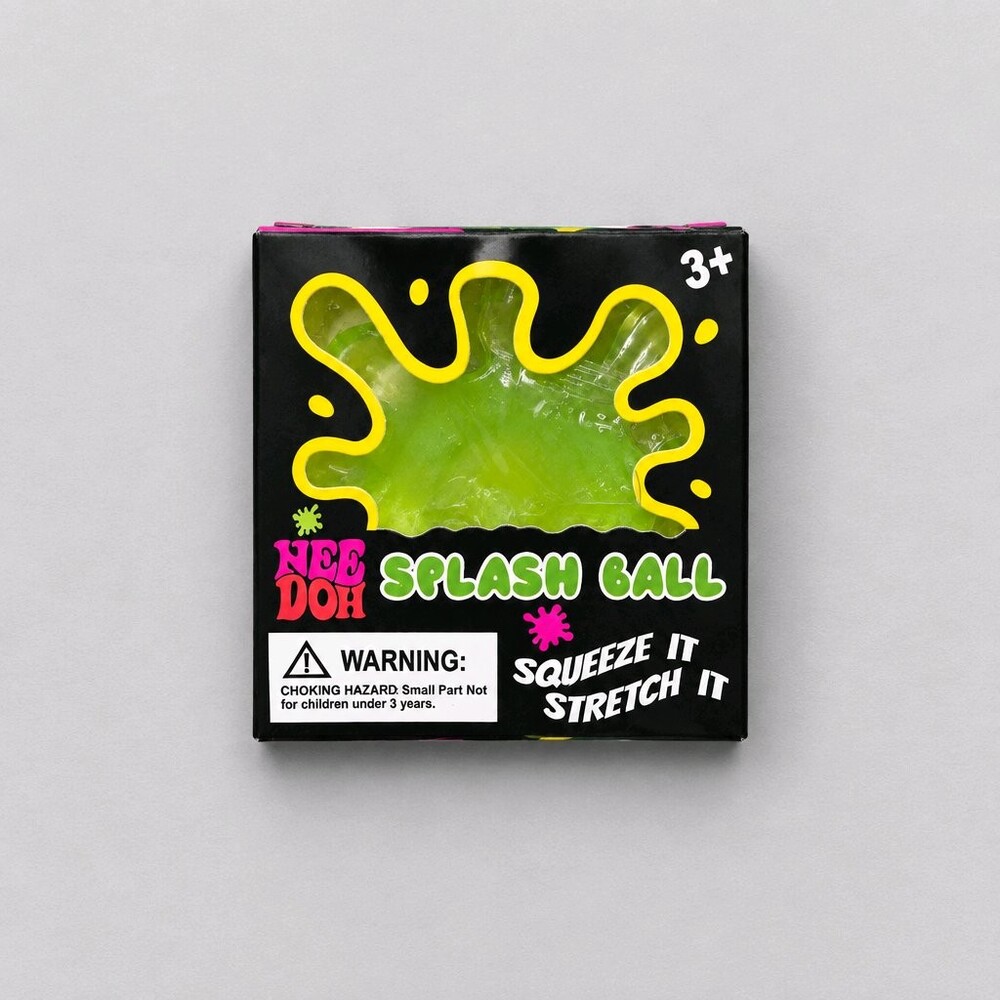 Nee Doh Splash Ball Squeeze Toy Green Sensory Stress Relief